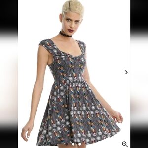 Hot Topic Disney Nightmare Before Christmas-Stained Glass Dress Medium